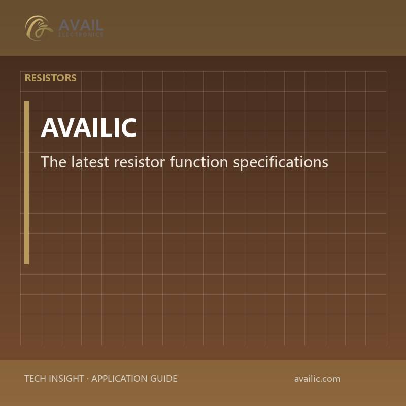 The latest resistor function specifications