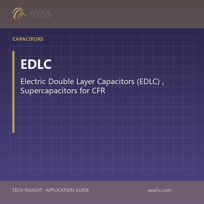 Application Development in Electric Double Layer Capacitors (EDLC), Supercapacitors for CFR-50JB-52-1M1: key technologies and success stories