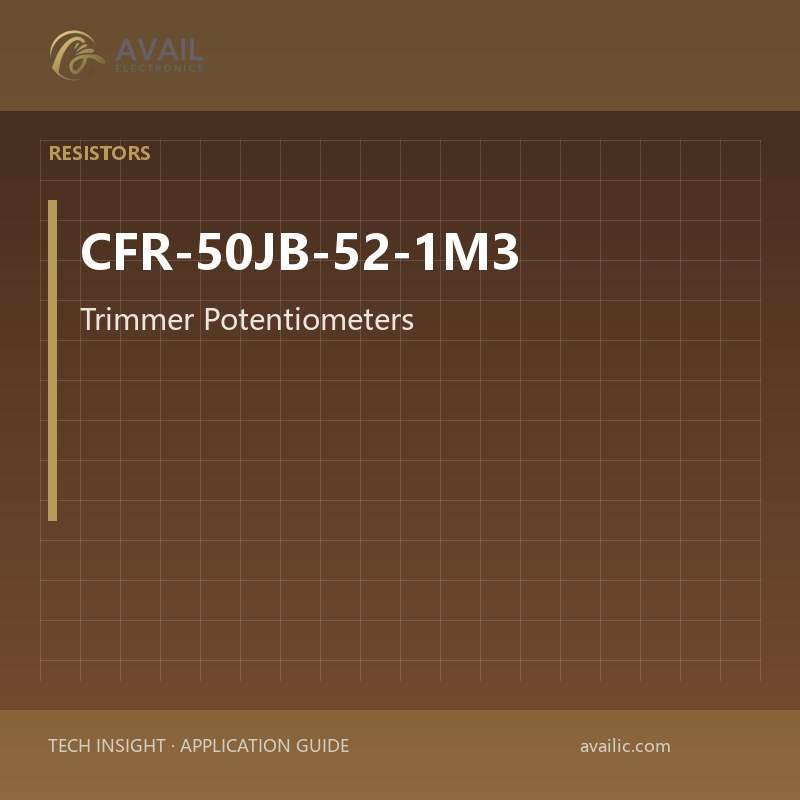 CFR-50JB-52-1M3 Trimmer Potentiometers — Trimmer Potentiometers.