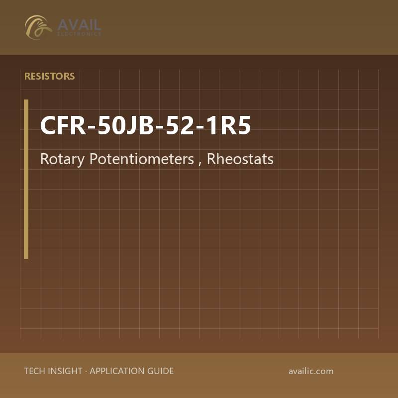 CFR-50JB-52-1R5 Rotary Potentiometers, Rheostats — Rotary Potentiometers, Rheostats.