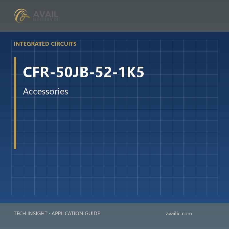 Application Development in Accessories for CFR-50JB-52-1K5: key technologies and success stories