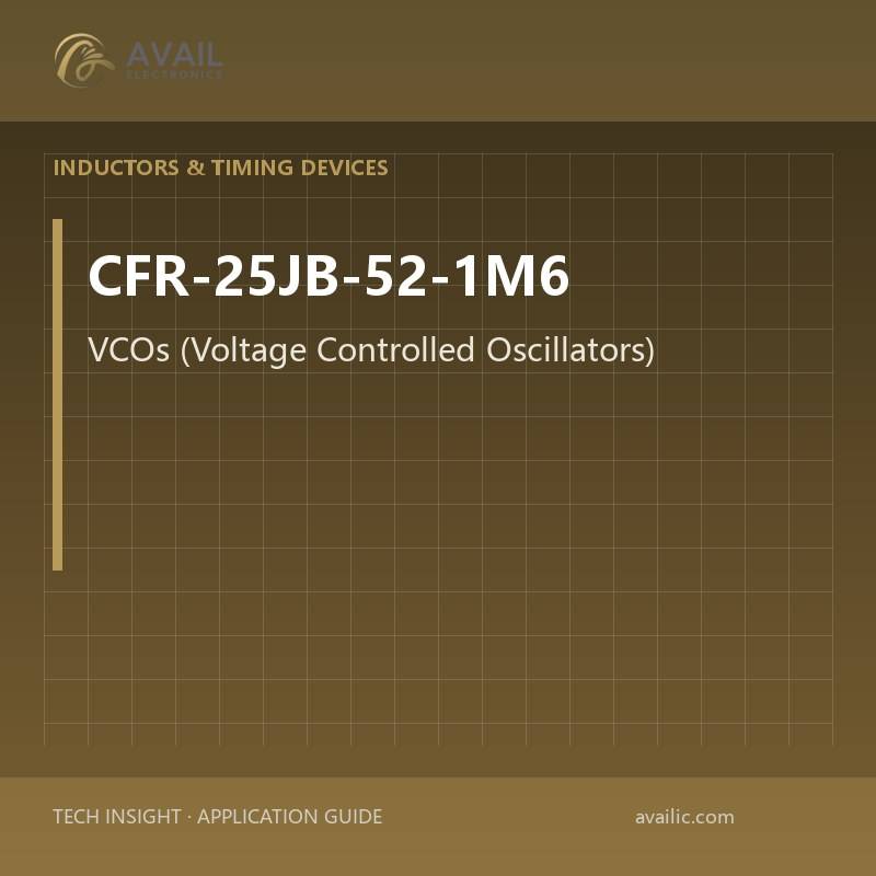CFR-25JB-52-1M6 VCOs (Voltage Controlled Oscillators) — VCOs (Voltage Controlled Oscillators).