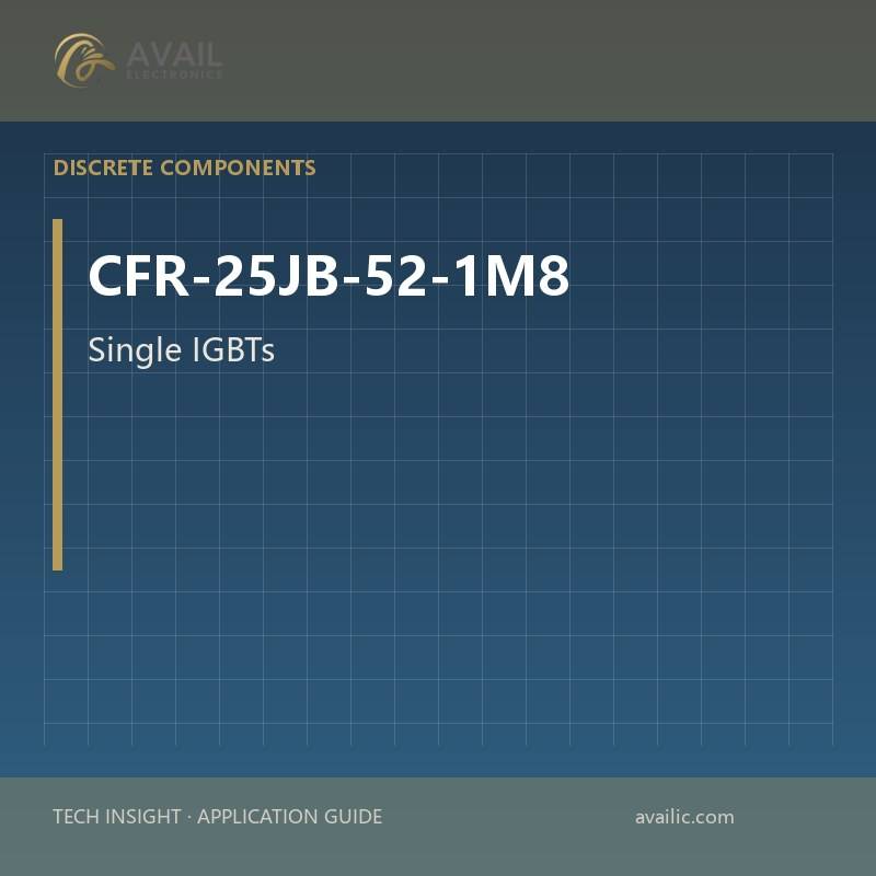 Application Development in Single IGBTs for CFR-25JB-52-1M8: key technologies and success stories