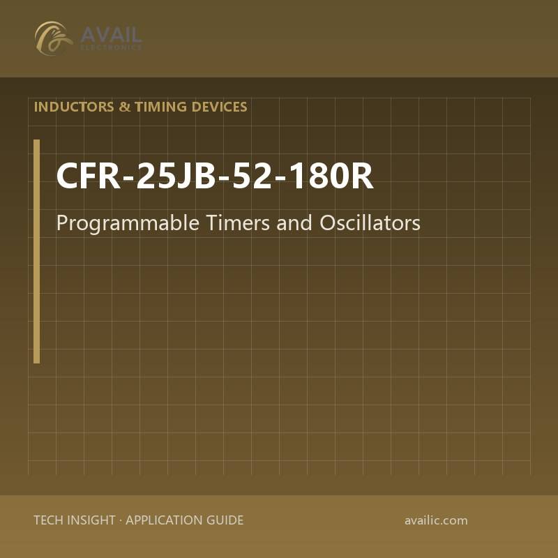 Application Development in Programmable Timers and Oscillators for CFR-25JB-52-180R: key technologies and success stories