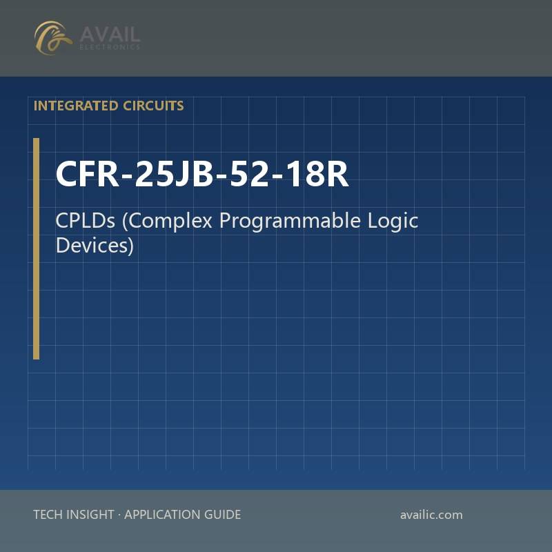 Application Development in CPLDs (Complex Programmable Logic Devices) for CFR-25JB-52-18R: key technologies and success stories