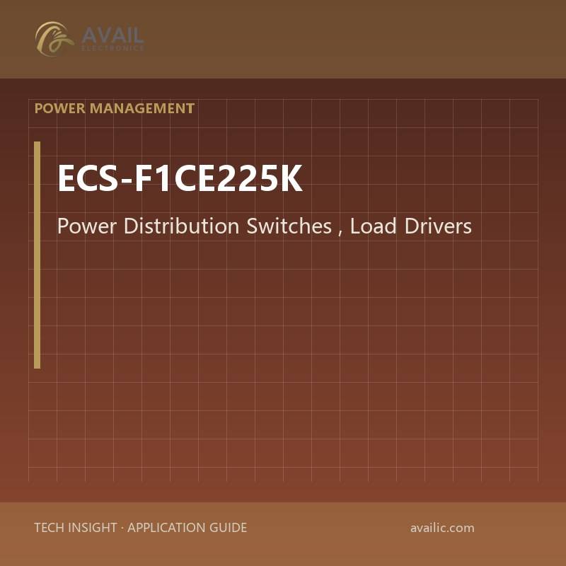 ECS-F1CE225K Power Distribution Switches, Load Drivers — Power Distribution Switches, Load Drivers.