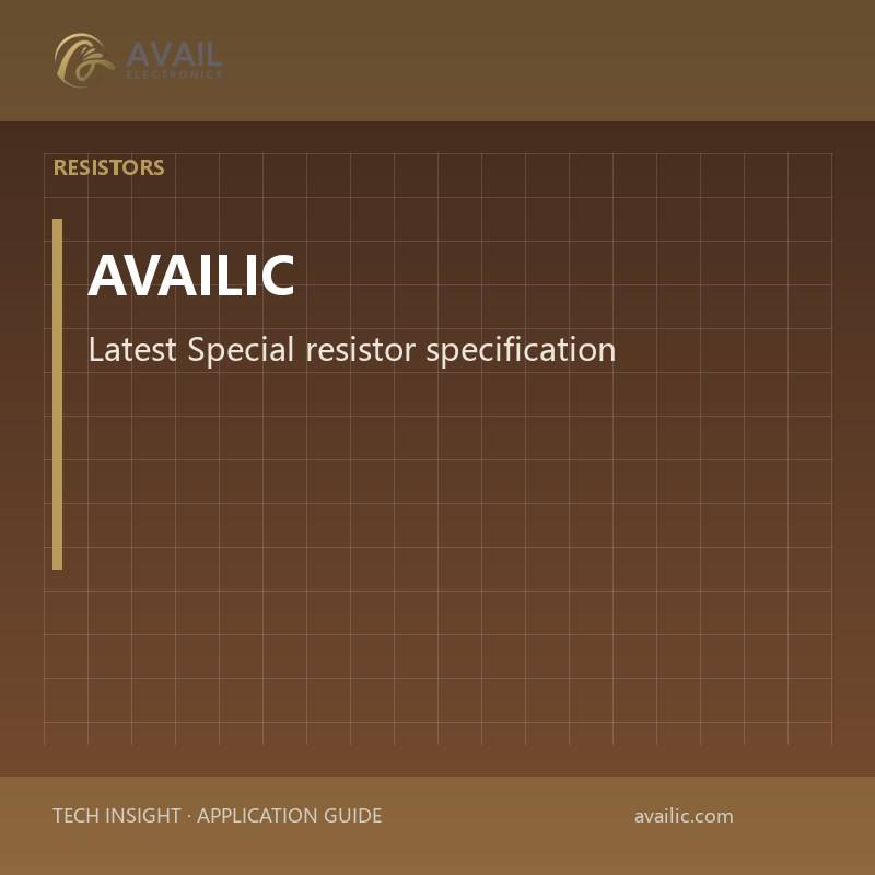 Latest Special resistor specification